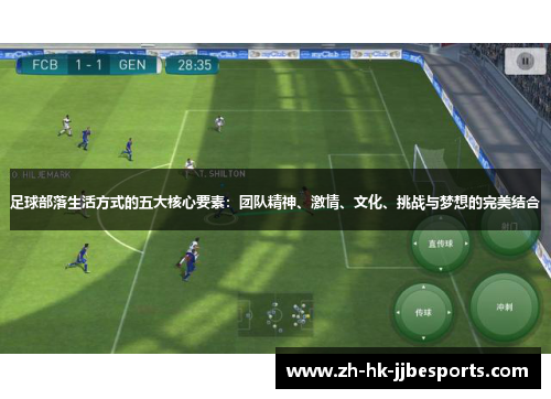 足球部落生活方式的五大核心要素：团队精神、激情、文化、挑战与梦想的完美结合